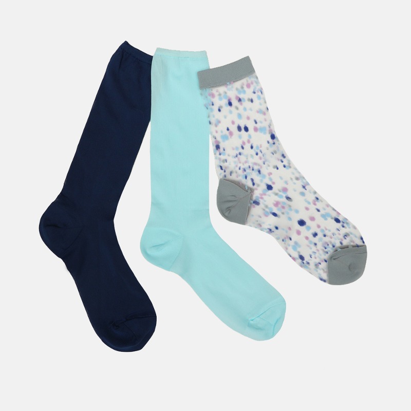Colourful Socks Set - Blue